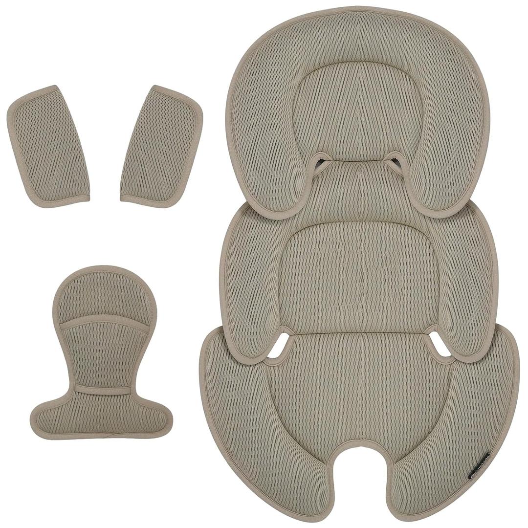Innokids Infant Car Seat Insert for Newborn Baby Toddler (Oatmeal Beige)