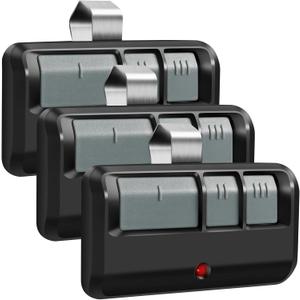 3 Replacement for Liftmaster Chamberlain Sears Craftsman 893MAX Garage Door Opener Remote (Grey)