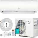Garvee 9000 BTU Mini Split AC/Heating System, 19 SEER2 115V WIFI Enabled Energy Efficient Mini Split Air Conditioner,Wall-Mounted Split AC Unit,Cools Up to 450 Sq.Ft, Heat Pump & Installation Kits | 9K BTU Inverter Mini Split Air Conditioner/Heating System, Wi-Fi Enabled Wall-Mounted AC Unit with Installation Kits