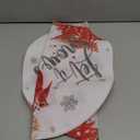 Artoid Mode Red Winter Snowman Vinyl Round Placemats Set of 4, 14 Inch Washable Non-Slip Woven Plastic Table Mats for Party Kitchen Dining Decor