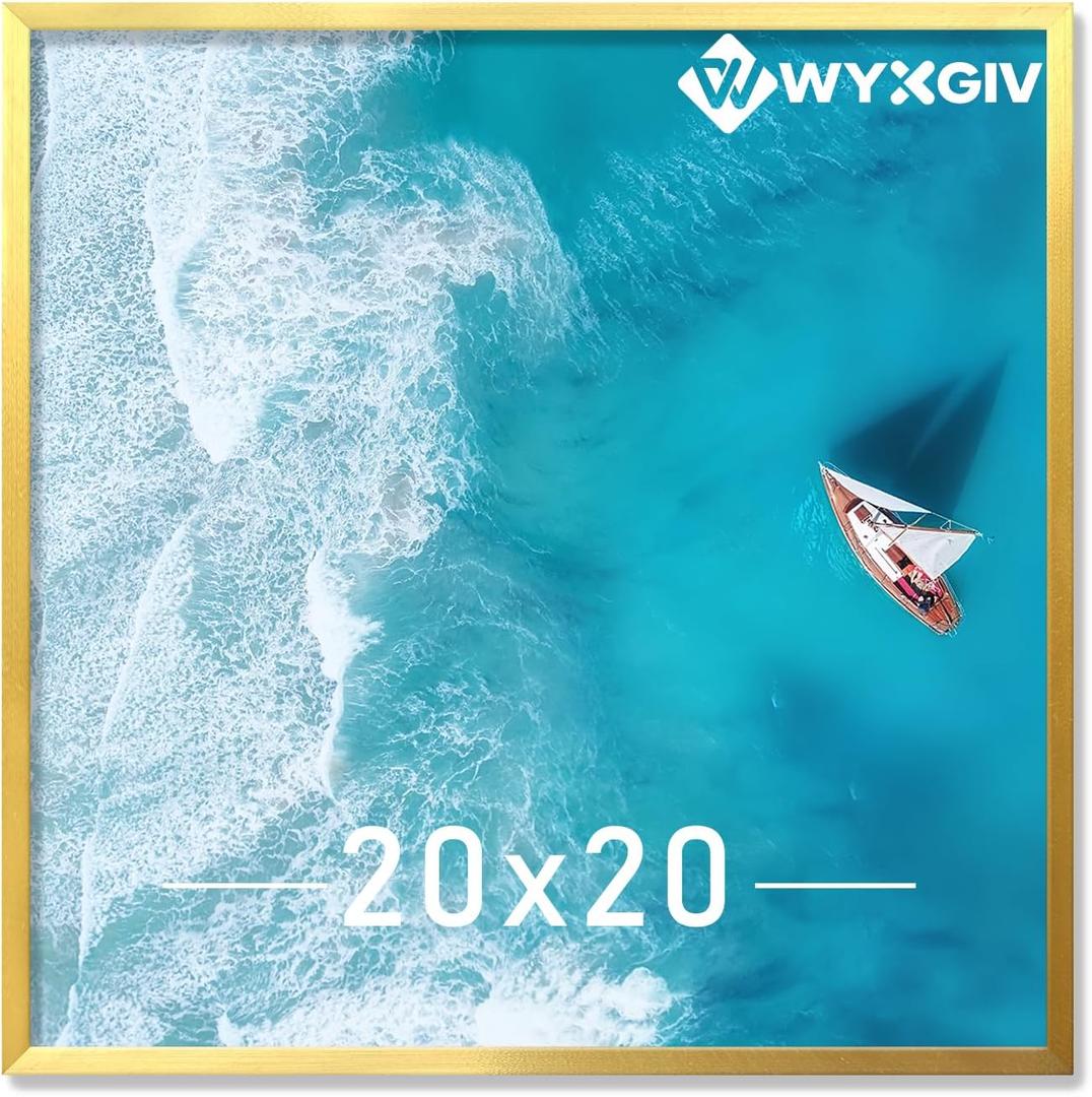 Gold 20x20 Picture Frame Lightweight yet Durable Frame Wall Hanging