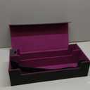 Premium Trading Card Storage Case TCG Deck Box Holds 800+ Sleeved Cards for MTG, YuGiOh, Uno, Sport with Strong Magnet Closure (Black & Purple)