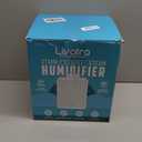 Stainless Steel Humidifier, 3L Warm Mist Humidifier, Easy Clean with Warm Steam Humidifier, Healthy Air Mist Humidifiers for Bedroom Living Room, with Sleep Mode and Auto-off Setting