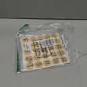 6 Sheets 150pcs Christmas Advent Calendar Numbers Sticker, 25 Days Christmas Countdown Calendar Stickers Xmas Boxes Tags Adhesive Labels for DIY Gifts Craft Xmas Holiday, 1.6 Inch(Kraft Style)