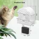 6 Packs Cat Water Fountain Filters for 4L/135OZ Stainless Steel Pet Fountain, Multi-Filtration System Activated Carbon Replacement Filter and Sponges for Automatic Dog Dispenser Drinking Bowl