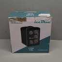 Iceblue Mini Fridge, Skincare Fridge with Viewing Window, 4 Liter /6 Cans Compact Mini Makeup Fridge for Beauty & Beverages, Tiny Fridge for Desk, Bedroom, Car, Office, Dorm, Gift - Black