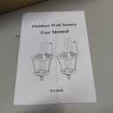 YSN 2 Pack Dusk to Dawn Outdoor Light Fixture Wall Mount Porch Lights Weather Resistant Exterior Sconce Light, Waterproof Wall Lantern for Porch, Garage, Backyard, Walkway, E26 Socket, Brown