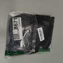 Urban CoCo Women's Elastic High Waist A-Line Flared Midi Skirt Solid Ribbed Knit Skirts (Black, S)