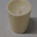 Homemory 6" x 9" Extra Large Outdoor Waterproof Candle with Auto 6-Hour Timer, No Remote, Ivory Plastic Made, Long Last for Half A Year