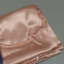 BEDELITE Satin Pillowcase with Zipper 2 Pack, Coral Pillow Cases Standard Size, Super Soft and Cooling Similar to Silk Pillow Cases, Gift for Women Men (20x26 Inches)