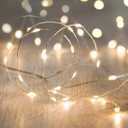 ANJAYLIA LED Fairy String Lights, 10Ft/3M 30leds Firefly String Lights Garden Home Party Wedding Festival Decorations Crafting Battery Operated Lights, Warm White