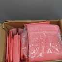 100 Pcs Kraft Bubble Mailers 3 Size Padded Envelopes Kraft Poly Mailers Bubble Lined Shipping Envelopes Mail Shipping Bags for CDs Book Business Supplies (Pink)