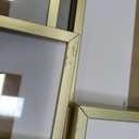 eletecpro Aluminum Gallery Wall Frame Set of 8, Including 2Pcs 11x14, 3Pcs 8x10, 3Pcs 6x8 Photo Frames for Wall or Tabletop Display, Multiple Sizes Picture Frames Collage Wall Decor, Gold