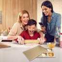 6 Cavity English Muffin Pans, Bear-Shaped Donut Mold Cake Pan, Straight Side English Muffin Cupcake Pan with Lid, Non-Stick Madeleine Doughnut Pans for Bear Cake Decoration