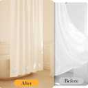 12 Pack Bow Shower Curtain Hooks,Decorative Rings with 12 Pcs Shower Curtain Weights,Metal Rustproof Bow Knot,Bow Curtain Hooks for Bathroom,Living & Nursery Room Art Decor Accessories(Gold)