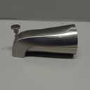 Dreyoo 5 1/4 Inch Bathroom Tub Spout Compatible with Westbrass E531D-1F-62, Fits Wall Front Mount Tub Spout with Shower Diverter 1/2'' IPS Inside Thread Bathtub Faucet(Brushed Nickel)