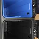 iTouchless 60 Liter / 16 Gallon Dual Compartment Kitchen Trash Can & Recycling Bin, Odor Filter, Soft-Close, Hands-Free Step Pedals, 2x 8-Gal Color-Coded Buckets, Smudge-Resistant Stainless Steel