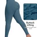 ATHVOTAR Workout Gym Leggings Women, High Waisted Seamless Butt Lifting Scrunch Butt Sports Leggings (M)