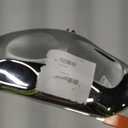 Acrylic Clutch Purse for Women Irregular Shell Evening Handbag for wedding party (Shiny Silver)