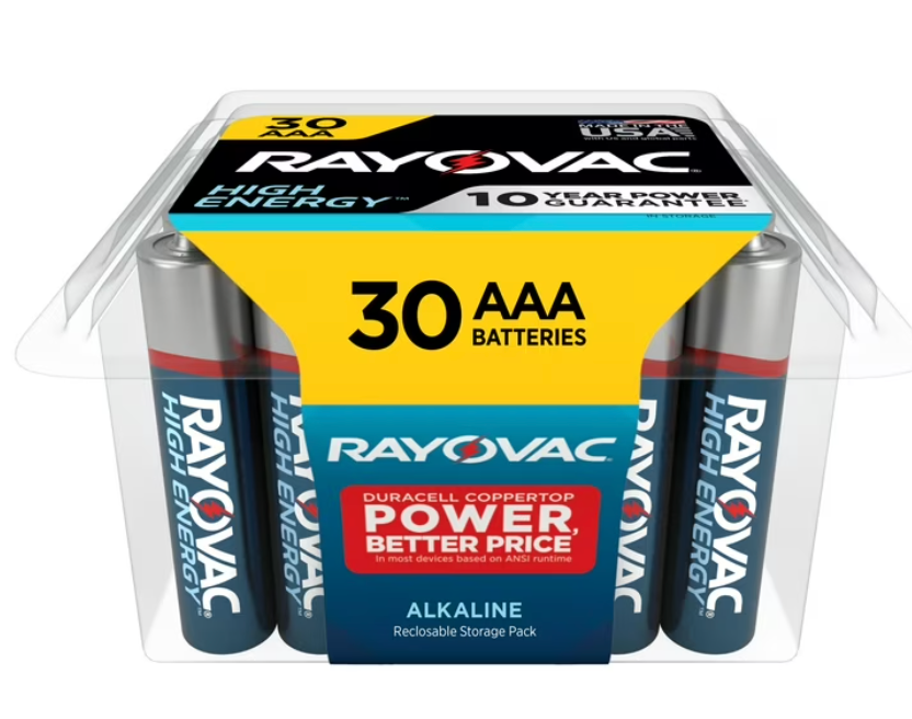 RAYO ALK HIGH ENERGY AAA 30PK