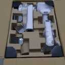 oneisall Dog Grooming Vacuum, Pet Grooming Vacuum with Clipper Nail Grinder, 1.5L Dust Cup Dog deshedding Vacuum Brush with 7 Pet Grooming Tools for Shedding Pet Hair, Home Cleaning(Blue)