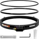 DEX2421JKIT Tension Control Clamp Kit with DEX2422Z2 Metal Reinforced Tank Seal Gasket & DEX2400K Filter Tank O-Ring Compatible with Hayward Swim-Clear & Pro-Grid DE Pool Filters(2007+) Pool Filters