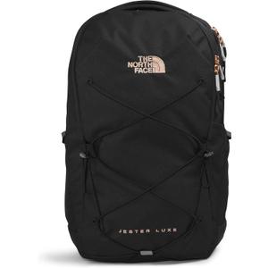 The North Face Women's Every Day Jester Laptop Backpack, TNF Black/Burnt Coral Metallic, One Size