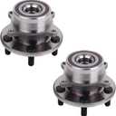PAROD Pair 513267 Front Wheel Bearing and Hub Assembly Compatible with 2009-2015 Honda Pilot, 2007-2013 Acura MDX, 2010-2013 Acura ZDX 5Lugs