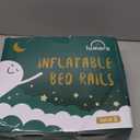 LUMARA Inflatable Bed Rail for Toddlers 2 Pack - Portable Travel Bed Bumpers for Kids Fits Twin Full Queen King Size Beds - Non-Slip Safety Guard Rails