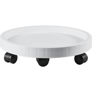 20.5 Inch Planter Caddies Rolling Saucer Caddy with Wheels, Heavy Duty Wheeled Stand for Potted Plant, Round Coaster Roller Base Tray with Casters, Flower Pot Dolly Holder for Indoor Outdoor