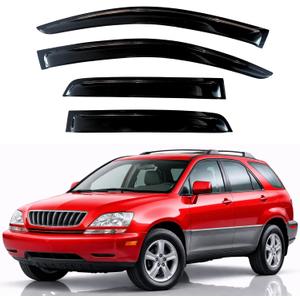 KPY Rain Guards Fit for 1999-2003 Lexus RX300 RX350, Out-Channel Window Visors Vent Wind Deflectors 4PC, Car Accessories for 99-03 Lexus RX Series