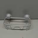 Style Selections Satin Nickel Aluminum Hanging Shower Caddy 10.26-in x 5.11-in x 3.06-in