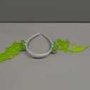 JAKAWIN Light Up Halloween Headband Bat Wing Costume Hair Accessories for Women (3 Yellow)