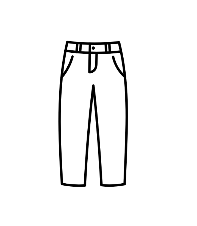 Flamingals Pants Navy Blue XL