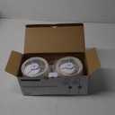 Battery Operated Wall Sconce Set of 2, Rechargeable Wireless Wall Decor Sconces, Two Battery Powered Wall Lights, Dimmable Magnetic RGB Bulbs & Remote, Lamp for Living Room Bedroom - Gold