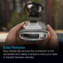 Escort Original Radar Detector EZ Mag Mount - StickyCup Silicon Suction Cup (Black) for Escort Models MAX 360/c MKII, Redline 360c, MAX 3, Cobra RAD 700i and Additional Models
