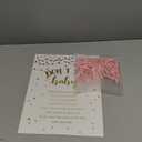 Don't Say Baby Shower Clothespin Game for Girl Includes 8x11 Standing Sign, 60 Mini Pink Clothes Pin, 60 Mini Pacifiers