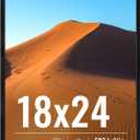 LaVie Home 18x24 Picture Frame for Wall Display, 18x24 Black Picture Frame with HD Plexiglas, 18 x 24 Poster Frame 1 Pack, Display Frame for Vertical or Horizontal, Classic Collection