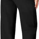 Blue Breath Yoga Pants Women Wide Leg Pants with Pockets High Waist Stretch Dress Casual Sweatpants Petite/Regular/Tall (Black, XL)