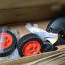 Electric Weed Wacker Cordless Weed Eater 21V Battery Powered with Wheels, 35 inches