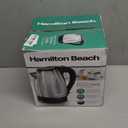 Hamilton Beach Electric Tea Kettle, Water Boiler & Heater, 1.7 Liter, Cordless Serving, 1500 Watts for Fast Boiling, Auto-Shutoff and Boil-Dry Protection, Stainless Steel (40880)