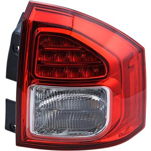 Rear Stop Brake Tail Light with Halogen Lamp Bulb Replacement for 2011 2012 2013 2014 Jeep Compass (Right Passenger)