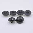 DIY Craft Bear Doll Eyes Button 100Pcs Type Mushroom Domed Round Buttons Sewing Shank DIY Dog Eye Black Button 12.5mm(0.49") Leekayer