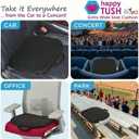 NOVA Happy Tush Extra Wide Gel Cell Seat Cushion, Double-Layer Pressure-Relief Gel, Foldable & Portable, Water-Resistant, Washable Non-Slip Cover, Home, Office & Travel