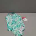 Kanu Surf Girls' Hurricane Beach Sport UPF 50 One Piece Swimsuit (Size 10, Green)