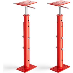 House Jacks for Leveling, 2 Pack House Floor Jack 19-36 Inch Adjustable Jack Post, 11023 lbs Heavy Duty House Jacks for Basement, Crawl Space, Foundation, Floor Joists, Porch & Roof Beam Support