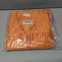 Newrara Adult Shiny Graduation Cap and Gown Tassel Set for High School & Bachelor (Orange)