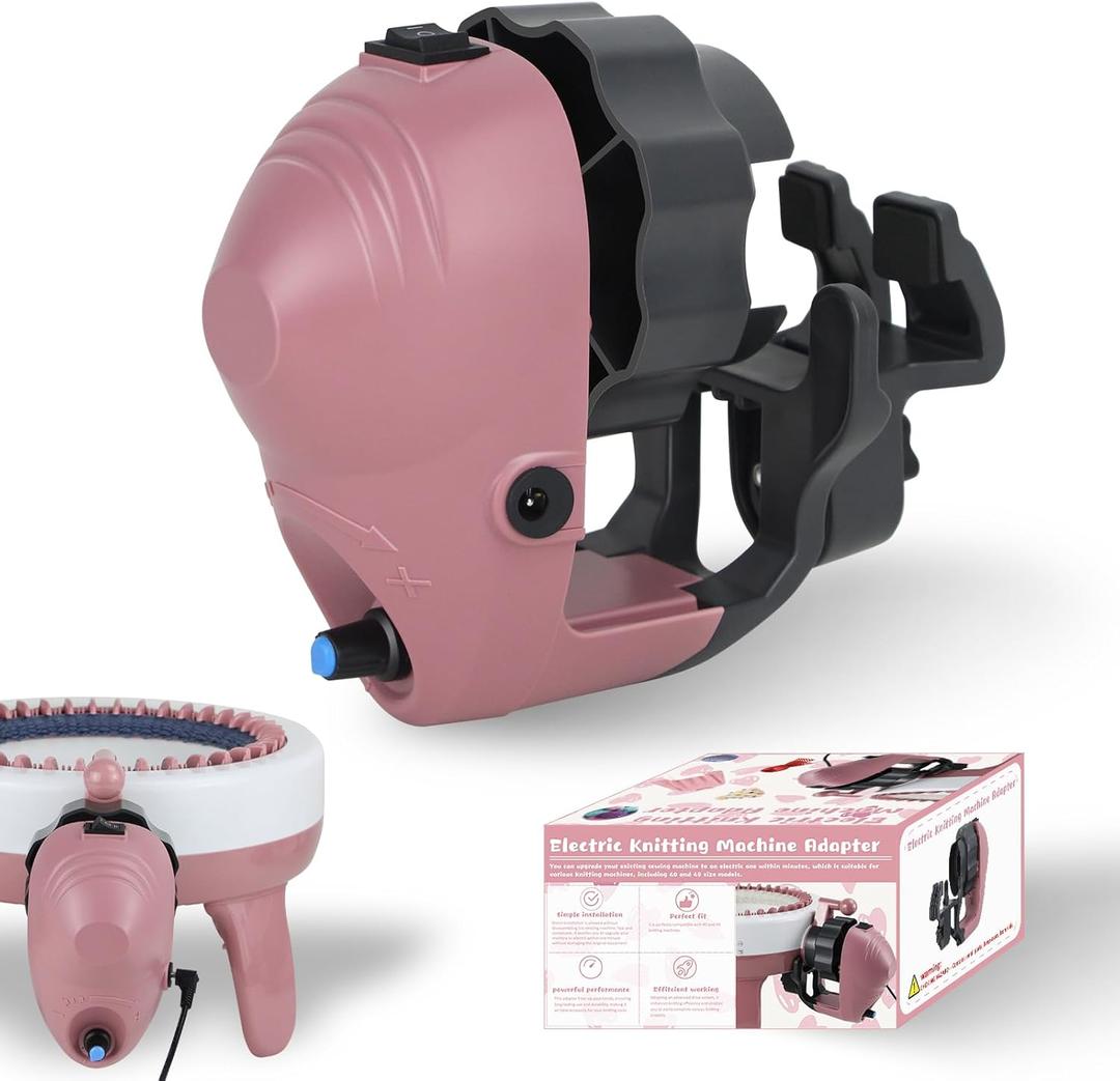 Electri Knitting Machine Adapter, Knitting Machine Accessories Compatible with Sentro Knitting Machine 40 or 48 Needle - Speed Control, Reverse Knitting