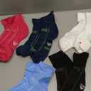 DANISH ENDURANCE Ultra-Comfort Quarter Running Socks, Performance Socks, Men & Women - 3 or 5 Pack (Medium, Multicolor (1xblack/Grey, 1xblue/Yellow, 1xpink, 1xwhite, 1xlight Blue) 5-pack)