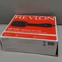 REVLON One-Step Hair Dryer and Styler, All-in-One Hair Brush Straightener for Salon-Quality Smooth & Straight Styles, Black (1 Count (Pack of 1))